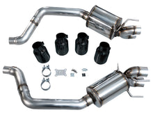 Load image into Gallery viewer, AWE Tuning Exhaust System Kit AWE Tuning AWE Touring Axleback for C6 Corvette 6.0L (2005-2007)&amp; 6.2L (2008)-Diamond Black 3015-43660
