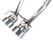 Load image into Gallery viewer, AWE Tuning Exhaust System Kit AWE Tuning AWE  Track Edition Axleback Exhaust for C6 Corvette Z06/ZR1 - Chrome Silver Tips 3020-42606
