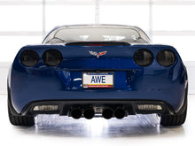 Load image into Gallery viewer, AWE Tuning Exhaust System Kit AWE Tuning AWE Track Edition Axleback Exhaust for C6 Corvette Z06/ZR1 - Diamond Black Tips 3020-43606
