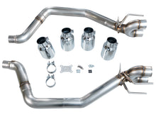 Load image into Gallery viewer, AWE Tuning Exhaust System Kit AWE Tuning AWE Track Edition Axleback for C6 Corvette 6.2L (2009-2013) - Chrome Silver Tips 3020-42662
