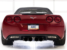Load image into Gallery viewer, AWE Tuning Exhaust System Kit AWE Tuning AWE Track Edition Axleback for C6 Corvette 6.2L (2009-2013) - Diamond Black Tips 3020-43662
