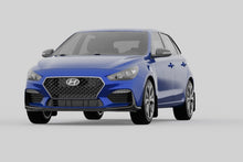 Load image into Gallery viewer, Rally Armor 19-21 Hyundai Elantra GT N Line/i30 Black UR Mud Flap w/Red Logo Mud Flaps Rally Armor   
