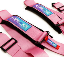 Load image into Gallery viewer, NRG 5PT 3in. Seat Belt Harness / Cam Lock - Pink | SBH-B6PCPK
