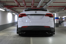 Load image into Gallery viewer, Rally Armor 22-24 Tesla Model X Black UR Mud Flap w/White Logo Mud Flaps Rally Armor   
