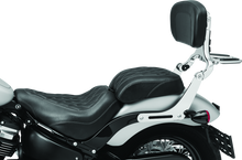 Load image into Gallery viewer, Kuryakyn Fixed Mounts Multi-Purpose Driver &amp; Passenger Backrest 18-Up Softail Black Misc Powersports Kuryakyn   
