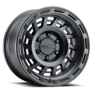Raceline 957B Halo 17x8.5in / 5x127 BP / 0mm Offset / 78.1mm Bore - Satin Black Wheel | 957B-78550-00
