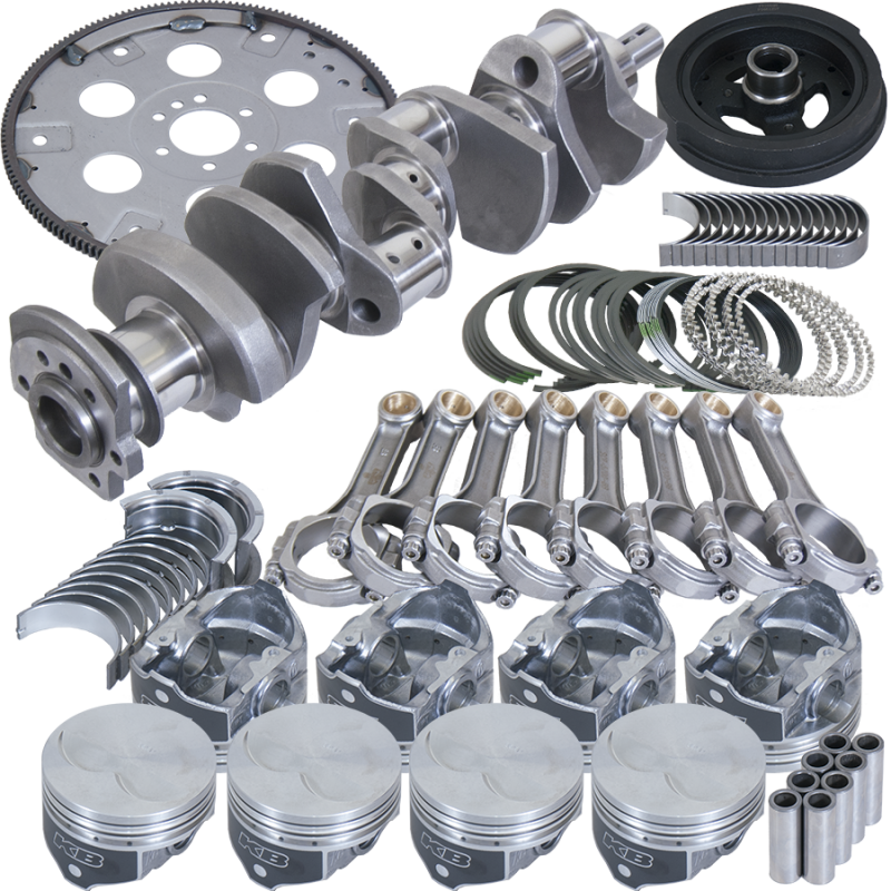 Eagle Chevy 400 3.750in Crank 5.700in I-Beam Rods -7cc Flat Top 4.165in Pistons Balanced Assembly Eagle