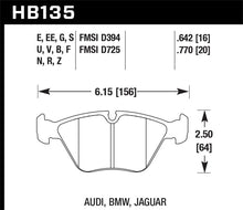 Load image into Gallery viewer, Hawk 1989-1995 BMW 525i HPS 5.0 Front Brake Pads Brake Pads - Performance Hawk Performance   
