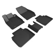 3D MAXpider 2023-2024 Honda Accord Kagu Front & Rear Floormats - Black Floor Mats - Rubber 3D MAXpider   