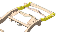 Load image into Gallery viewer, Rust Buster 2003-2009 Toyota 4Runner Rear Frame Repair Kit - Left
