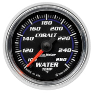 Autometer Cobalt 52mm 100-260 Deg F Electronic Water Temp Gauge | 6155