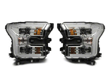 Load image into Gallery viewer, Raxiom 15-17 Ford F-150 Projector Headlights with LED Accent- Chrome Housing- Clear Lens | T542858
