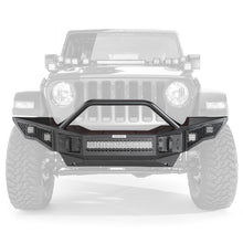 Load image into Gallery viewer, Go Rhino 07-20 Jeep Wrangler JL/JLU/JK/JKU/Gladiator JT Rockline Full Width Bumper w/ Overrider Bumpers - Steel Go Rhino
