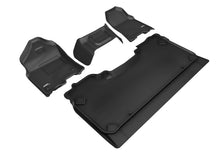 Load image into Gallery viewer, 3D MAXpider 2019-2020 Dodge Ram 1500 Crew Cab Kagu 1st &amp; 2nd Row Floormats - Black | L1DG02701509
