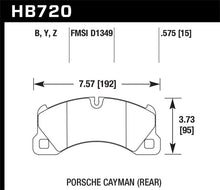 Load image into Gallery viewer, Hawk 10-16 Porsche Panamera / 08-15 Porsche Cayenne LTS Street Front Brake Pads Brake Pads - OE Hawk Performance   
