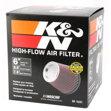 Load image into Gallery viewer, K&amp;N Round Tapered Universal Air Filter 6 inch Flange 7 1/2 inch Base 5 inch Top 7 1/2 inch Height
