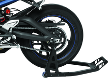 Load image into Gallery viewer, BikeMaster Universal Aluminum Stand - Rear - Black Misc Powersports Bike Master   
