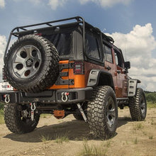 Load image into Gallery viewer, Rugged Ridge Spartacus Rear Bumper Black 07-18 Jeep Wrangler Rugged Ridge
