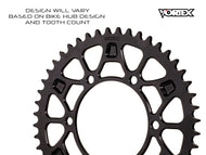Vortex Racing V4 47 Tooth 525 Rear Sprocket - Hardcoat | 435CKV4-47