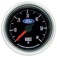 Load image into Gallery viewer, Autometer 52.4mm Mechanical Boost Gauge 60 PSI | 880906
