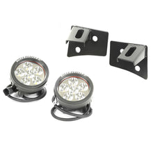 Load image into Gallery viewer, Rugged Ridge 07-18 Jeep Wrangler JK Round Windshield LED Light Kit w/ Brackets Rugged Ridge
