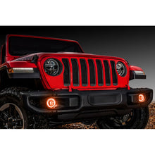 Load image into Gallery viewer, Oracle Jeep Wrangler JL/Gladiator JT LED Surface Mount Fog Light Halo Kit - Amber
