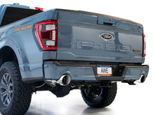 Load image into Gallery viewer, AWE Tuning 2021+ Ford F150 Tremor w/ Bumper Cutouts 0FG Resonated Catback w/ Chrome Silver Tips
