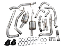Load image into Gallery viewer, AWE Tuning 2025+ RAM 1500 RHO 3.0 I6 TT 0FG Dual Rear Exit Catback Exhaust - Diamond Black Tips
