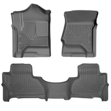 Load image into Gallery viewer, Husky Liners 15-20 Cadillac Escalade ESV Weatherbeater Front &amp; 2nd Seat Floor Liners - Black Ribbed | 93551
