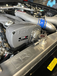 CSF Nissan R33 Skyline GT-R/GTS Full Billet Aluminum High-Performance Radiator - Black Radiators CSF   