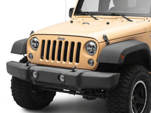 Load image into Gallery viewer, Raxiom 07-18 Jeep Wrangler Axial Series 7-Inch LED Headlights w DRL/ Black Housing - Clear Lens | J178741
