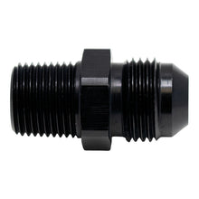 Load image into Gallery viewer, DeatschWerks 8AN Male Flare to 3/8in Male NPT Adapter - Anodized Matte Black Fittings DeatschWerks
