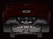 Load image into Gallery viewer, AWE Tuning 05-07 C6 Chevrolet Corvette 6.0L Track Edition Axleback Exhaust w/ Chrome Silver Tips
