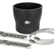 Load image into Gallery viewer, aFe Air Intake Components afe Magnum FORCE Intake Coupling Kit (4 IN ID to 3-1/2 IN ID x 3-1/2 IN L) Straight Black

