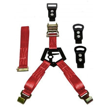 Load image into Gallery viewer, N-Fab Bed Mounted Rapid Tire Strap Universal - Gloss Black - Red Strap N-Fab
