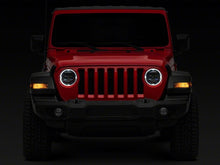 Load image into Gallery viewer, Raxiom 18-23 Jeep Wrangler JL Axial Series 9-In Angel Eye LED Headlights- Blk Housing (Clear Lens) Headlights Raxiom
