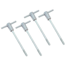 Load image into Gallery viewer, Spectre Chevy Center Bolt Valve Cover Bolt Set T-Bar - Chrome 4 Pack Hardware Kits - Other Spectre
