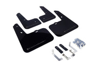 Rally Armor 12-18 Hyundai Veloster Black UR Mud Flap w/ Grey Logo Mud Flaps Rally Armor   
