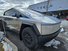 Load image into Gallery viewer, Rally Armor 2024 Tesla Cybertruck Black UR Mud Flap White Logo Mud Flaps Rally Armor   
