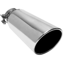 Load image into Gallery viewer, MagnaFlow Exhaust Products Exhaust Tail Pipe Tip MagnaFlow Exhaust Products Magnaflow Single Exhaust Tip - 4in. Inlet/5in. Outlet 35214
