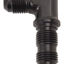 Load image into Gallery viewer, Russell Performance -6 AN 90 Degree Flare Bulkhead (Black) Russell
