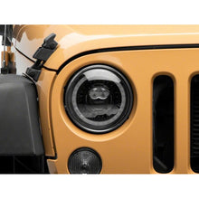 Load image into Gallery viewer, Raxiom 07-18 Jeep Wrangler JK Axial Series 7-In Dragon Eye LED Headlights- Blk Housing (Clear Lens)
