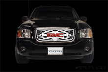 Load image into Gallery viewer, Putco 02-08 GMC Envoy w/ Logo CutOut Flaming Inferno Stainless Steel Grille Grilles Putco
