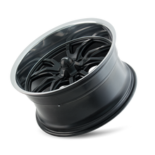 Load image into Gallery viewer, Ridler 650 17x8 / 5x120.65 BP / 0mm Offset / 83.82mm Hub Matte Black Polished Wheel
