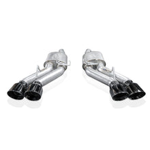 Load image into Gallery viewer, Stainless Works 22-25 Cadillac CT5-V Blackwing Axleback Exhaust - Black Chrome Tips
