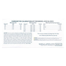 Load image into Gallery viewer, Edelbrock Carburetor Calibration Kit Edelbrock Carburetor Calibration Kit 1949
