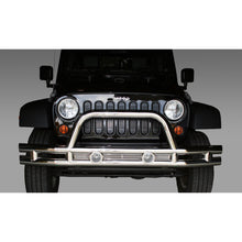 Load image into Gallery viewer, Rugged Ridge 3-In Front Tube Bumper Stainless 07-18 Jeep Wrangler Rugged Ridge
