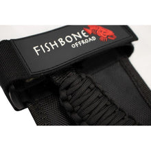 Load image into Gallery viewer, Fishbone Offroad Paracord Grab Handles w/Three Straps - Black Fishbone Offroad
