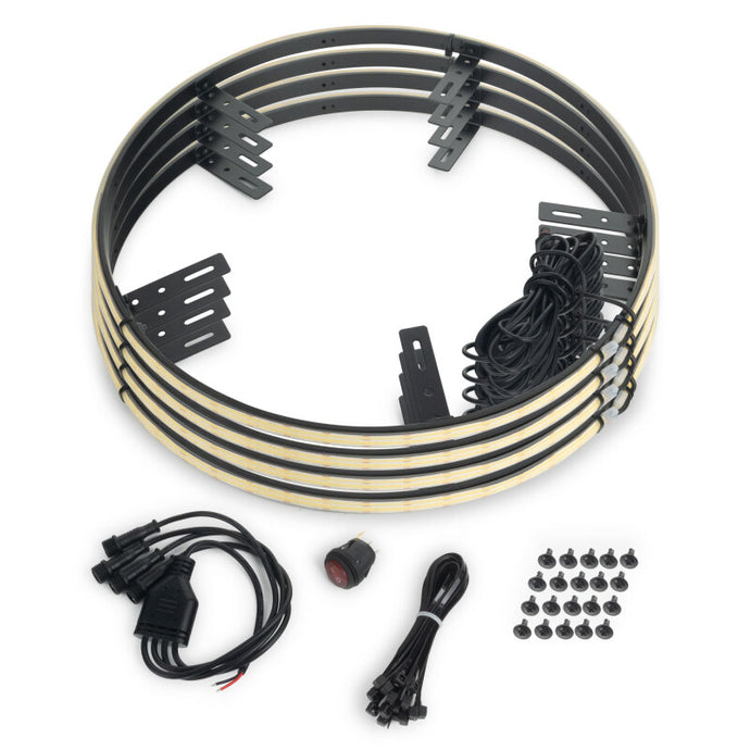 ORACLE Lighting LED Illuminated Wheel Rings - 16.5in PLASMA White ORACLE Lighting