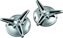 Load image into Gallery viewer, Kuryakyn Knock-Off Center Caps For Trikes Chrome Misc Powersports Kuryakyn   
